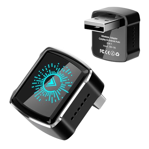 MYPIN Adaptador CarPlay Inalámbrico 2 en 1, Compatible con... - High-Tech & Électronique Amazon Espagne à 25.99€