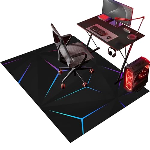 Heavy Duty Office Gaming Chair Mats for Carpeted and... - Fournitures Bureau en promo à 10.50€