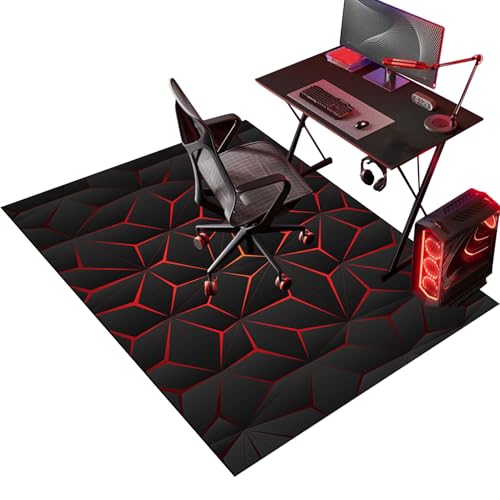 Heavy Duty Office Gaming Chair Mats for Carpeted and... - Maison & Cuisine Amazon Royaume-Uni à 11.50€