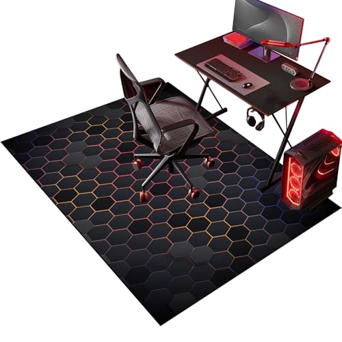 Heavy Duty Office Gaming Chair Mats for Carpeted and... - Maison & Cuisine Amazon Royaume-Uni à 10.50€