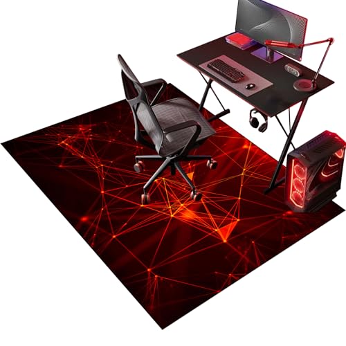 Heavy Duty Office Gaming Chair Mats for Carpeted and... - Maison & Cuisine en promo à 10.50€