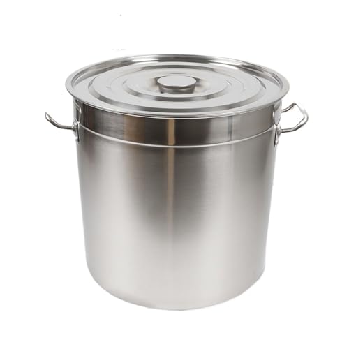 35L Large Capacity Stainless Steel Soup Bucket with Lid... - Maison & Cuisine Amazon Royaume-Uni à 10.37€