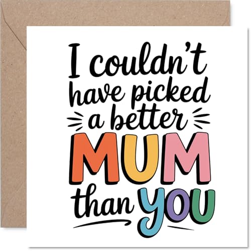 Mum Birthday Card - No Better - Happy Birthday Card for Mum... - Nouvelle promo Amazon à 2.51€