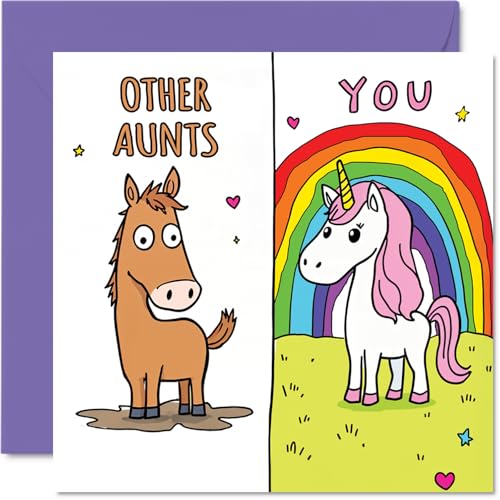 Aunt Birthday Card - Others vs You - Happy Birthday Card... - Auto & Motorcycle Amazon UK à 2.62€