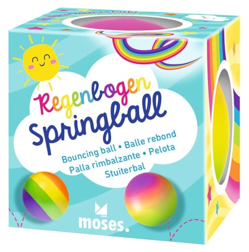 Moses. Ballon Sauteur Arc-en-Ciel - Ballon Sauteur coloré... - Nouvelle promo Amazon à 4.99€