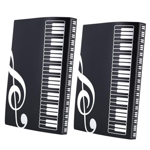 Alipis 2pcs Music Sheet Folder with 40 Insert Pages... - Maison & Cuisine Amazon Royaume-Uni à 10.39€