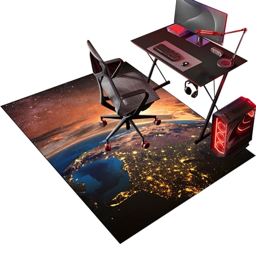 Heavy Duty Office Gaming Chair Mats for Carpeted and... - Fournitures Bureau en promo à 10.50€