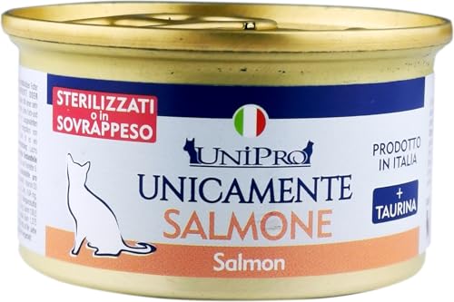 SALMONE Unipro Cibo per gatti Sterilizzati Monoproteico... - Animalerie Amazon Italie à 1.05€