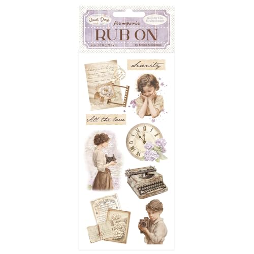 Stamperia - Rub-on for Scrapbooks, Albums, Cards, Bullet... - Sports & Fitness Amazon Spain à 3.28€