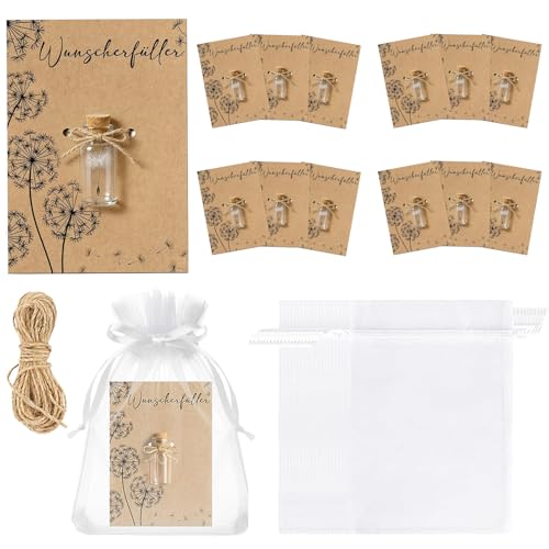 BUERPINKING 12 Set Kleiner Wunscherfüller Pusteblume im... - Maison & Cuisine Amazon Allemagne à 9.53€