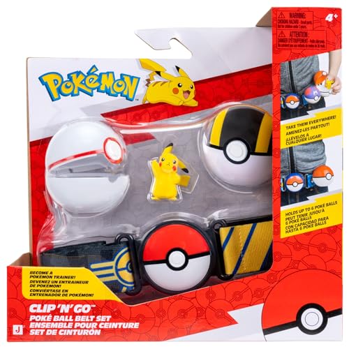 Pokémon PKW4741 - Pikachu Clip 'N' Go Gürtel-Set - Pikachu... - Sports & Fitness Amazon Allemagne à 13.99€