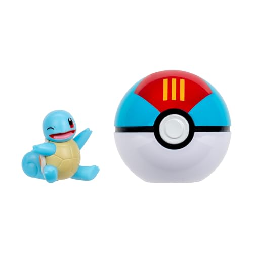 Pokémon Clip 'N' Go Squirtle and Lure Ball - Includes 2... - Sports & Fitness en promo à 21.47€