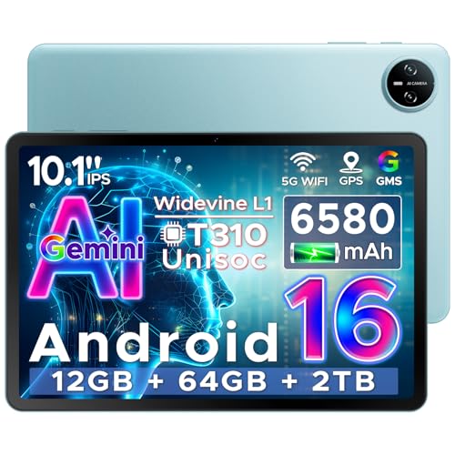 DOOGEE Tab A9 Android 16 Tablet 10 Inch(2026), Gemini AI... - High-Tech & Électronique Amazon Royaume-Uni à 69.99€