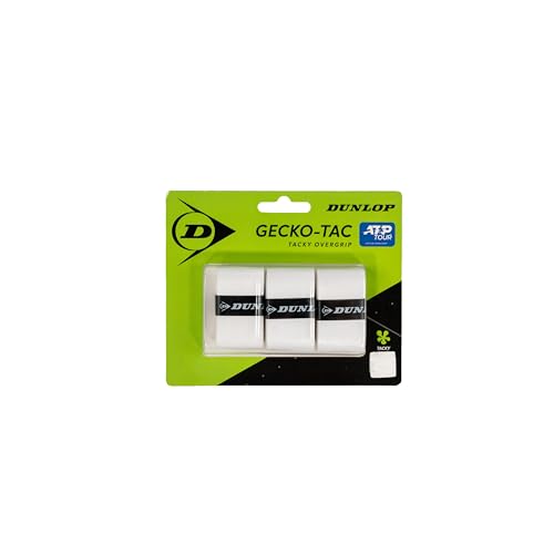 Dunlop Gecko Tac Tennis Overgrip, Blanc, Pack de 3 Ampoules... - Sports & Fitness en promo à 8.99€