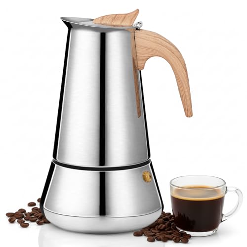 VINATO Cafetière Italienne 6 Tasses (350ml) Moka Inox... en promo à 27,99€ (-53%) sur Amazon FR