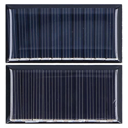 Mtlavishness 2Pcs Mini Solar Panels 0.25W 5V Portable... - Maison & Cuisine Amazon Royaume-Uni à 5.13€