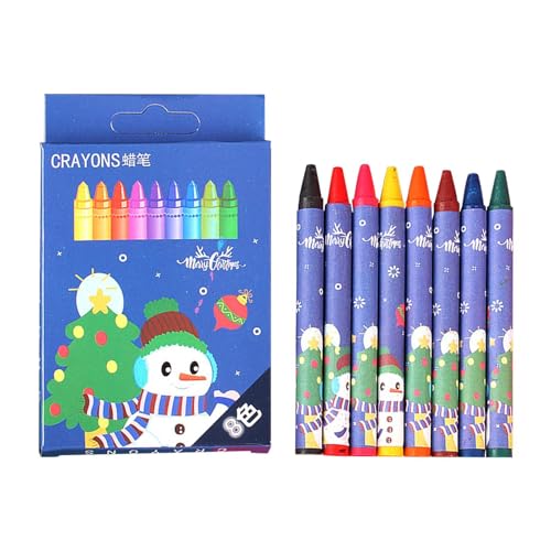 Zestivra Crayons de pour - 8 couleurs - Cadeaux de fête de... - Loisirs Créatifs Amazon France à 2.28€