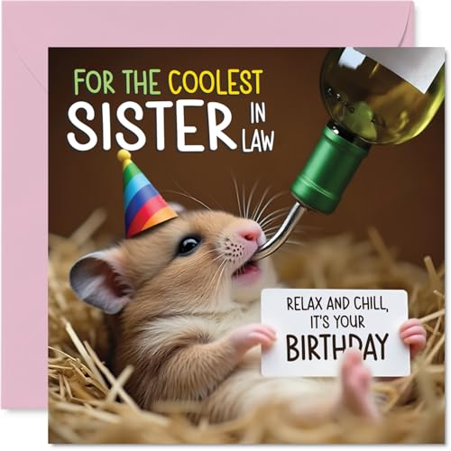 Sister in Law Birthday Card - Ham-somely - Happy Birthday... - Auto & Moto Amazon Royaume-Uni à 2.12€