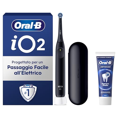 Oral-B iO 2 Spazzolino Elettrico Nero, 1 Testina Di... - Beauté & Parfums Amazon Italie à 49.98€