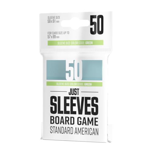 Gamegenic | Just Sleeves - Standard American (50 manches) |... - Jouets & Jeux en promo à 6.59€