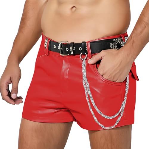 Generisch Pantalones cortos de piel retro para hombre... - Maison & Cuisine Amazon Espagne à 13.00€