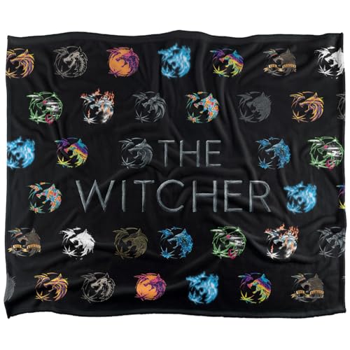The Witcher Crest Collage Silky Touch Super Soft Throw... - Home & Kitchen Amazon UK à 16.60€