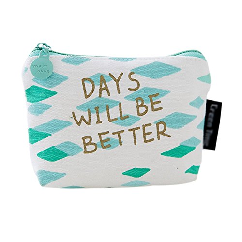 Simpatico portamonete in tela con motivo a rombi per... - Sports & Fitness Amazon Italie à 0.99€