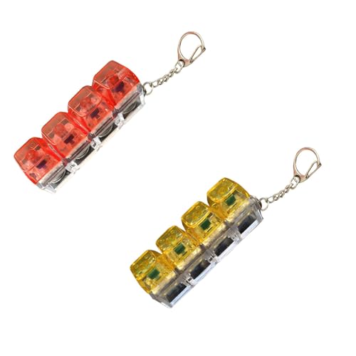 2Pcs Light Up Keyboard Fidget Toy, Fidget Keyboard Keychain... - Jouets & Jeux Amazon Royaume-Uni à 1.99€