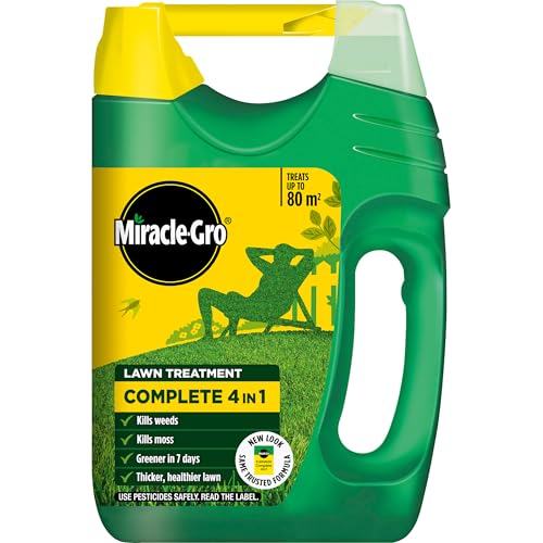 Miracle-Gro Complete 4 in 1 Lawn Food, 80 m² handheld... - Jardin & Extérieur Amazon Royaume-Uni à 9.50€