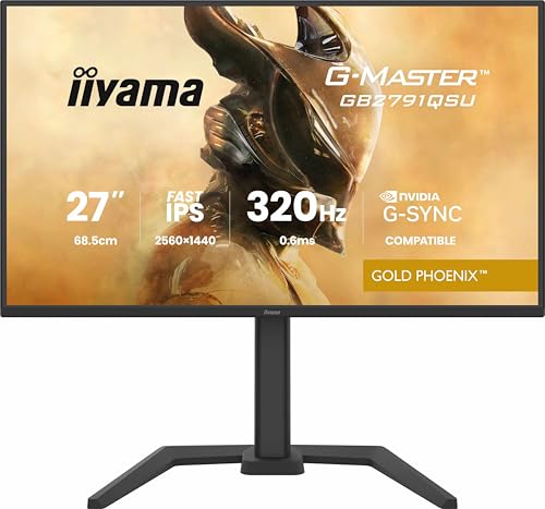 iiyama GB2791QSU-B1-27 IPS,2560x1440/320Hz,2H1DP,USB-hub,HAS - High-Tech & Électronique Amazon Italie à 269.00€