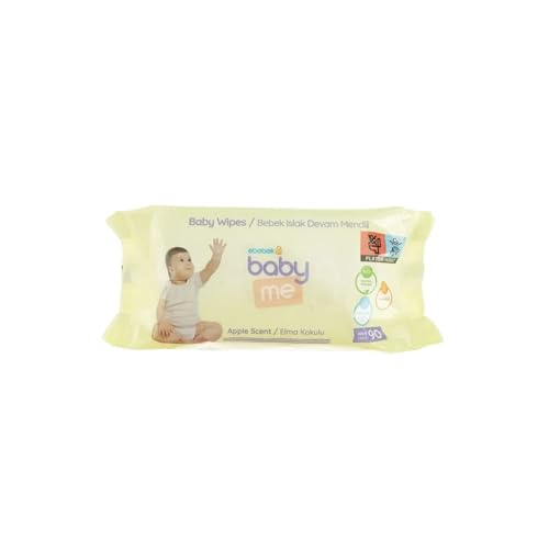 baby me Apple Scented Baby Wipes - Large Pack of 90 Wet... - Bébé & Puériculture Amazon Royaume-Uni à 0.91€
