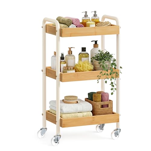 SONGMICS Chariot de Rangement à roulettes, Desserte... - Maison & Cuisine Amazon France à 29.99€