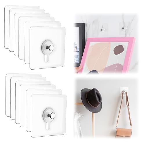 Klebenagel 2026 Upgrade Transparente Klebehaken... - Fournitures Bureau Amazon Allemagne à 5.99€