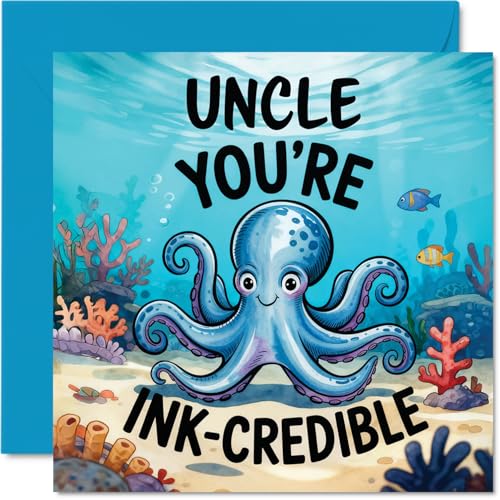 Uncle Birthday Card - Youre Ink Credible - Happy Birthday... - Auto & Moto Amazon Royaume-Uni à 2.23€