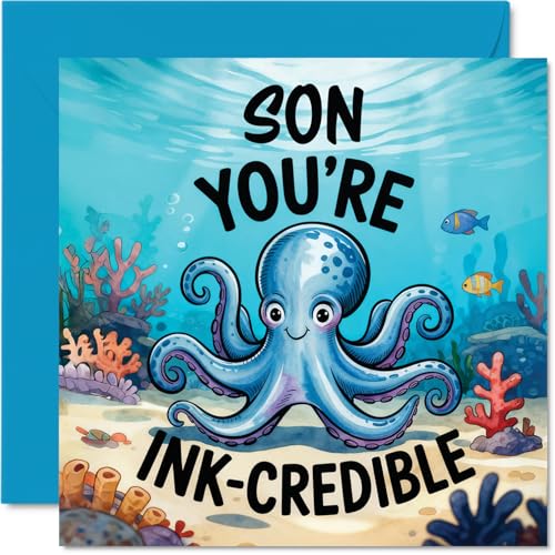 Son Birthday Card - Youre Ink Credible - Happy Birthday... - Auto & Motorcycle Amazon UK à 2.46€