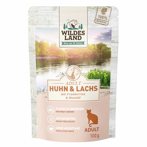 Wildes Land | Nassfutter für Katzen | Huhn und Lachs mit... - High-Tech & Électronique Amazon Allemagne à 15.48€