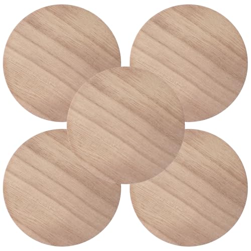 HOODANCOS 5pcs Natural Round Wood Slices Craft Discs... - High-Tech & Électronique Amazon Royaume-Uni à 6.99€
