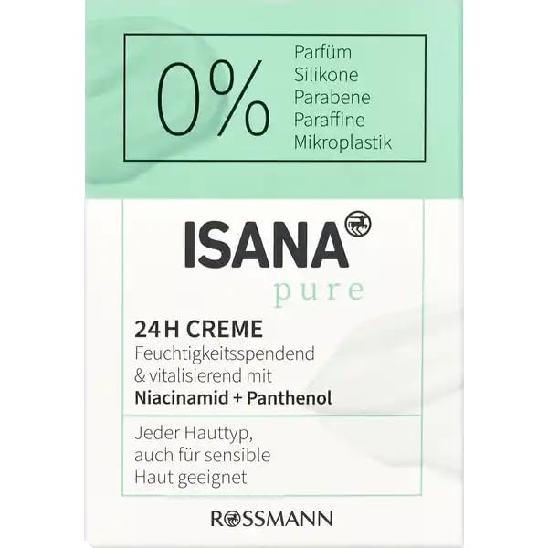 Isana Pure 24h crema 50 ml idratante e rivitalizzante con... - Maison & Cuisine Amazon Italie à 9.44€