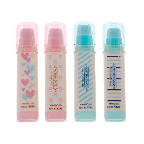 Carino Kawaii Cuore Fiore Gomme di Gomma Bella A Strisce... - Auto & Moto Amazon Italie à 0.99€