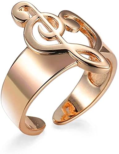Anello con Note Musicali Anelli Regolabili per personalità... - Bijoux & Montres Amazon Italie à 0.99€