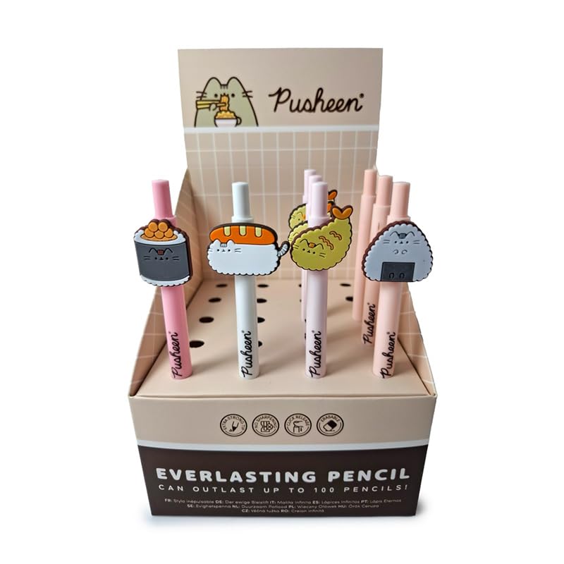 Puckator Pusheen the Cat Sushi Club Everlasting Pencil –... - Jouets & Jeux en promo à 2.99€
