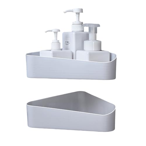 Bncxdc Corner Shower Shelf, 2 Packs Plastic Shower Caddy No... - Maison & Cuisine Amazon Royaume-Uni à 8.99€
