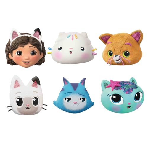 Star Cutouts Gabby's Dollhouse SMP466 Lot de 6 masques avec... - Jouets & Jeux en promo à 13.32€