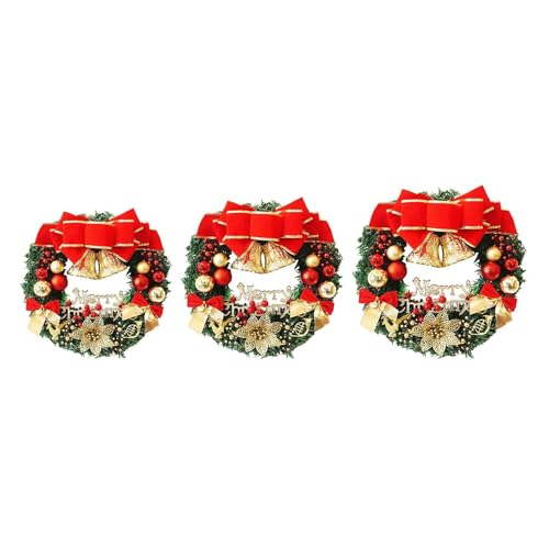 Generic Christmas Wreath Bell Balls Merry Front Door Wall... - Sports & Fitness Amazon Royaume-Uni à 2.07€