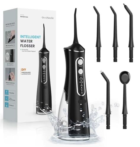 Irrigador Dental Portátil con 5 Boquillas, 4 Modos... - Beauté & Parfums Amazon Espagne à 32.99€