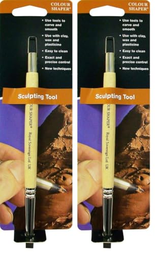 Colour Shaper Flat Chisel 6 Double Ended Sculpting Tool... - Réduction -75% à 3.34€