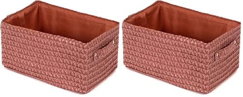 Compactor Lilou Cestino Portaoggetti Intrecciato con... - Auto & Moto en promo à 9.78€