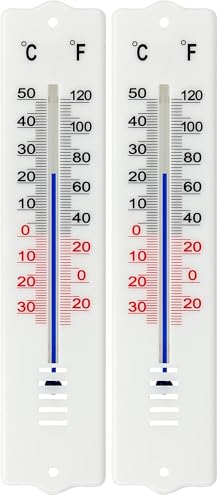 Velamp Plastic Indoor/Outdoor Thermometer 20 cm, Blanc (Lot... - Sports & Fitness en promo à 5.00€