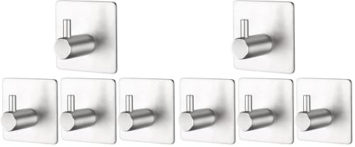 BillyBath 4 Pièces Crochet Adhesif Mural en Acier Inox... - Sports & Fitness Amazon France à 7.10€