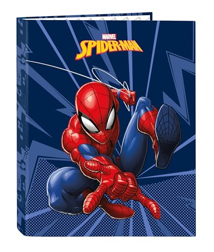 SPIDERMAN - Cartella con fogli 4 anelli, ideale per bambini... - Jouets & Jeux en promo à 10.11€